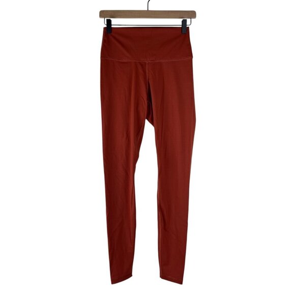 Everlane ReNew Amber Rust High Rise Perform Leggings - Picture 2 of 5